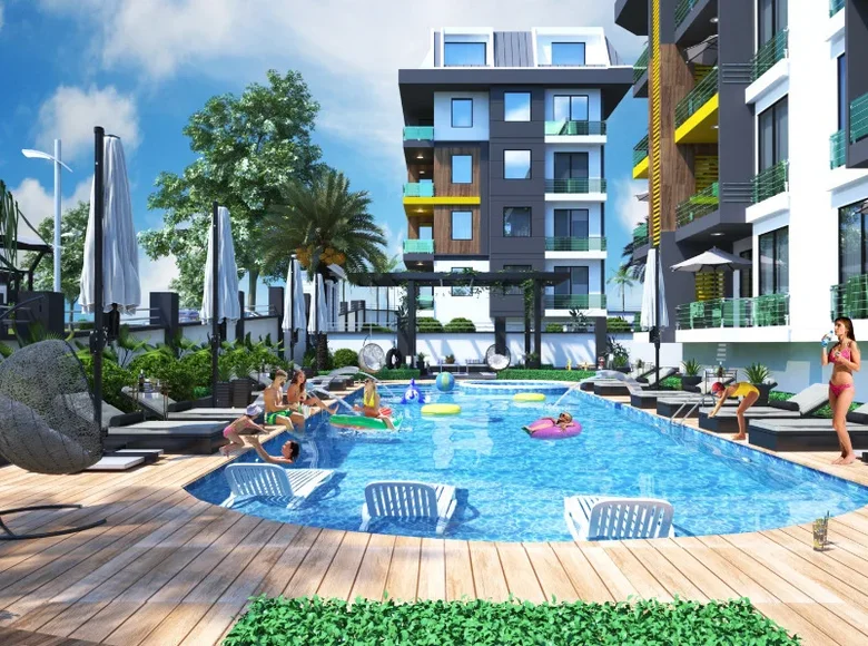 1 bedroom apartment 53 m² Yaylali, Turkey