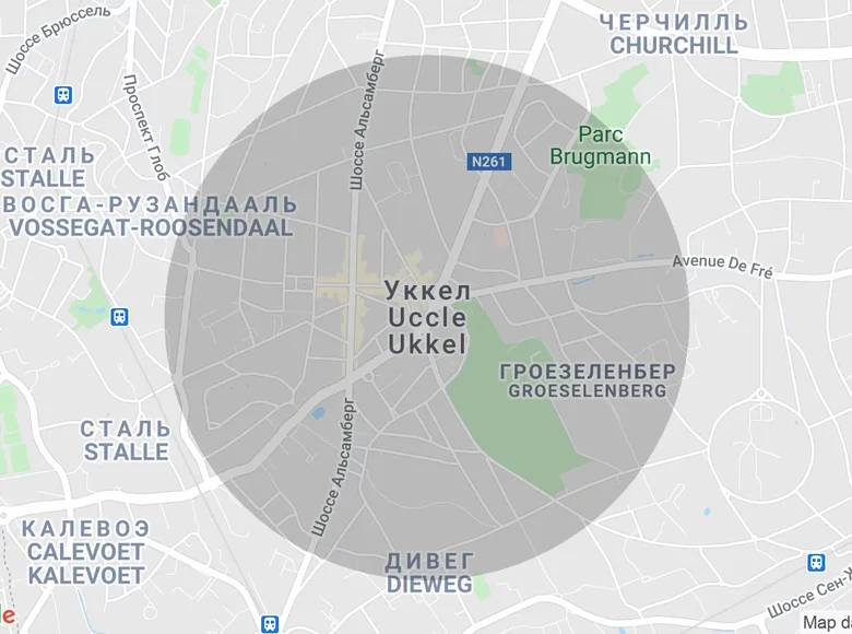 Квартира 10 комнат 215 м² Уккел, Бельгия