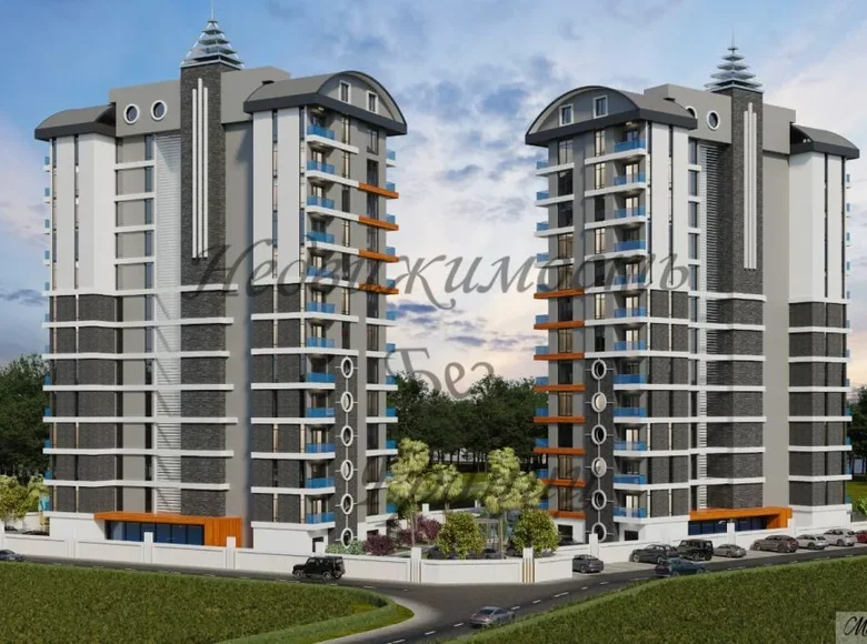 Apartamento 2 habitaciones 55 m² en Mahmutlar, Turquía