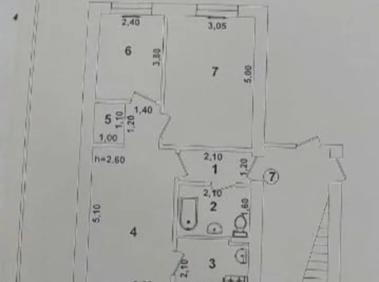 Квартира 3 комнаты 65 м² Ташкент, Узбекистан