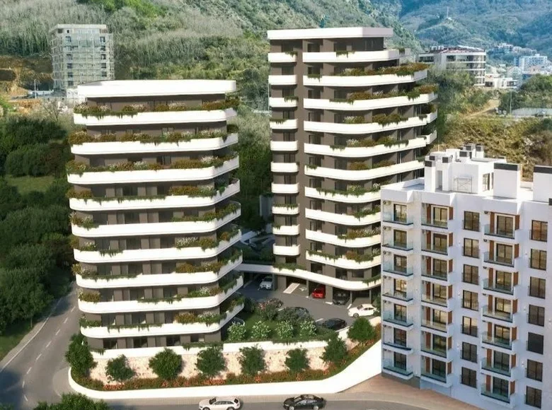 Mieszkanie 1 pokój 44 m² Budva, Czarnogóra