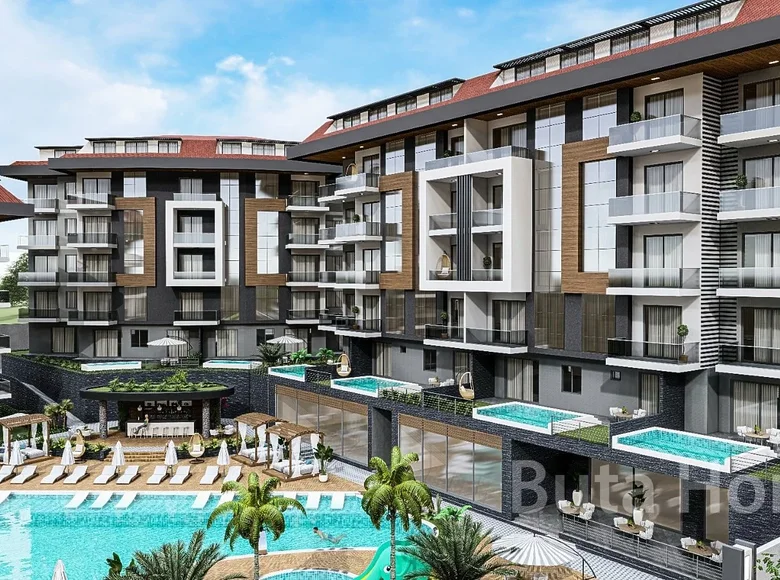 1 bedroom apartment 45 m² Kestel, Turkey