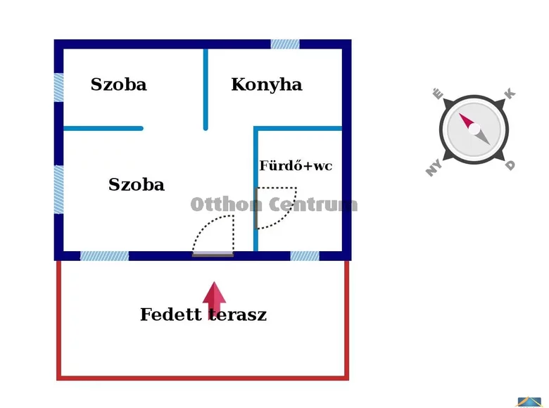 2 room house 25 m² Moha, Hungary