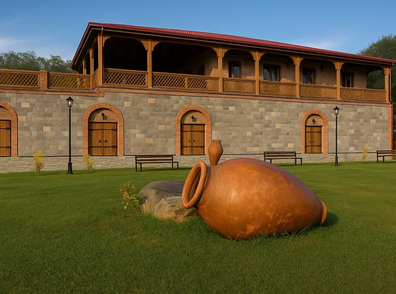 Operating premium class winery – cellar “Zenishi”, located in Kakheti, Sagarejo municipality, in the village of Khashmi