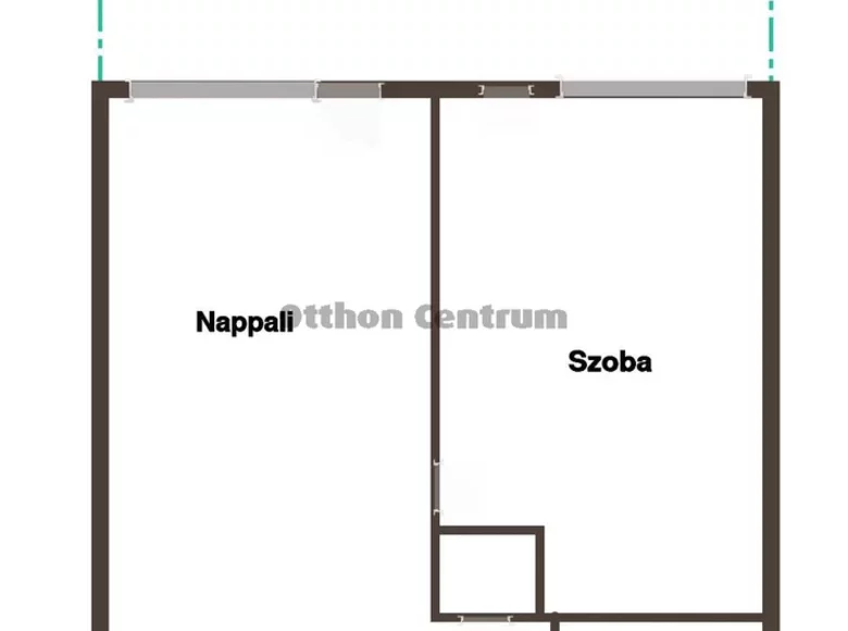 Mieszkanie 2 pokoi 52 m² Budapeszt, Węgry