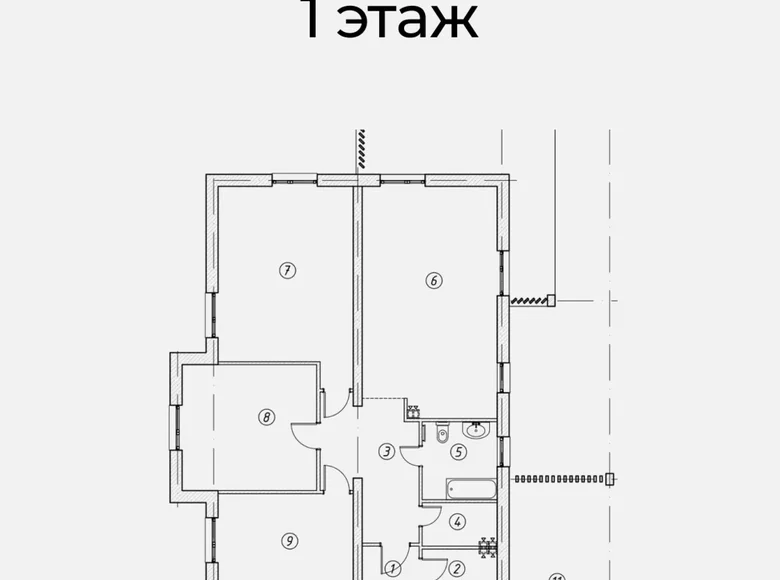 3 room apartment 133 m² Sack, Belarus