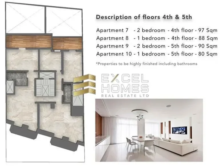 Apartamento 2 habitaciones  Bahía de San Pablo, Malta