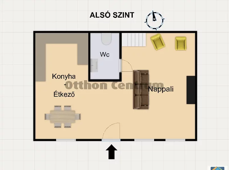 Mieszkanie 3 pokoi 77 m² Budapeszt, Węgry