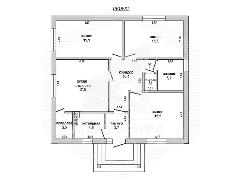 House 100 m² Vidamlianski sielski Saviet, Belarus