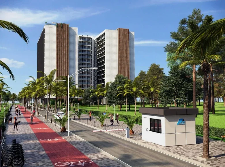 Studio apartment 1 bedroom with balcony, with elevator, with parking