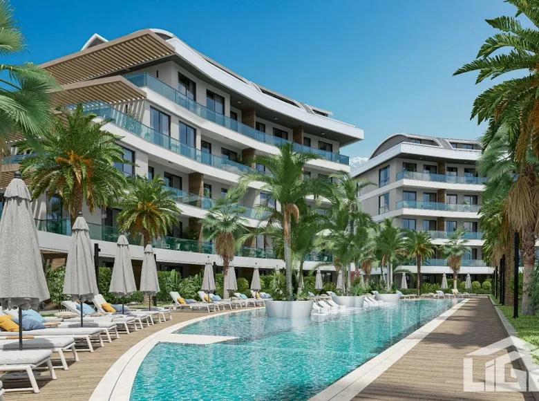Дуплекс 5 комнат 51 м² Оба, Турция