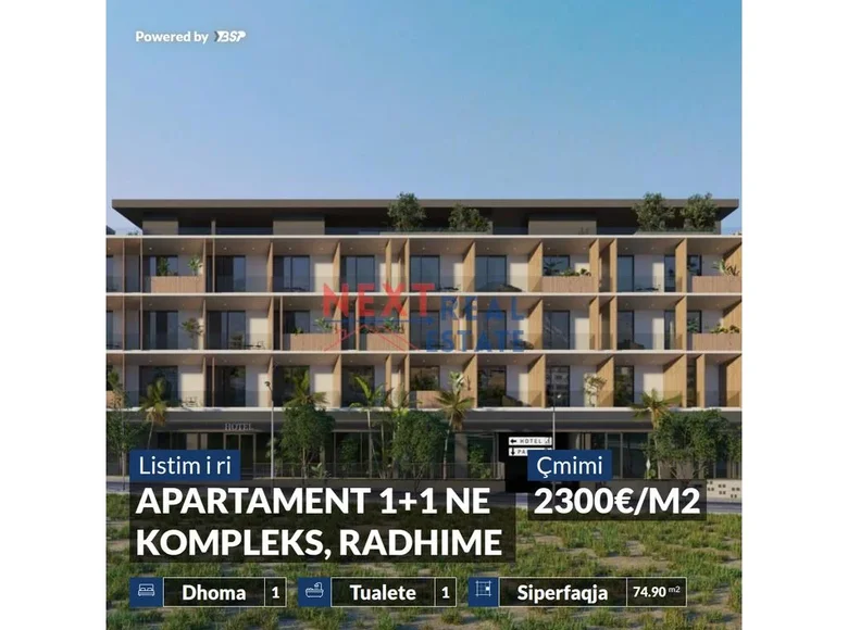 1 bedroom apartment 65 m² Albania, Albania