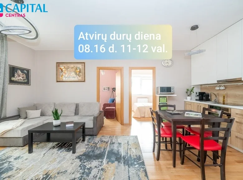 Квартира 3 комнаты 53 м² Вильнюс, Литва