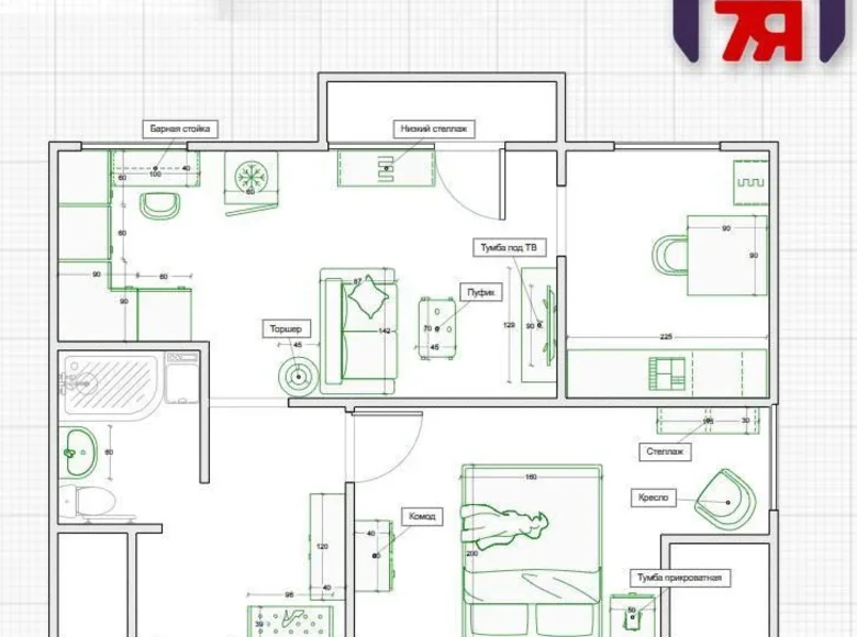 Apartamento 2 habitaciones 41 m² Minsk, Bielorrusia