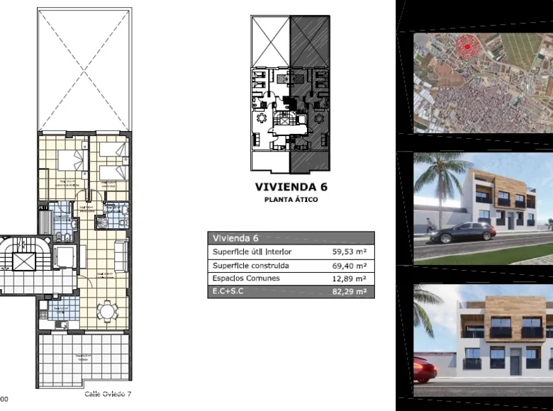 Apartamento 3 habitaciones 83 m² Pilar de la Horadada, España