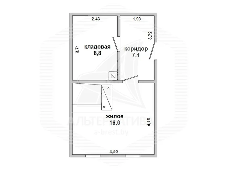 Dom 32 m² Lyscycki sielski Saviet, Białoruś