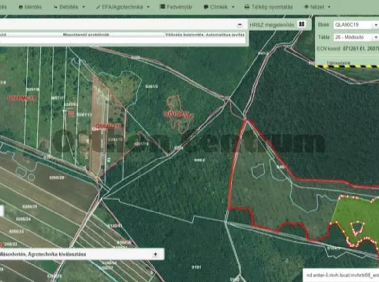 Grundstück 260 000 m² Vackisujfalu, Ungarn