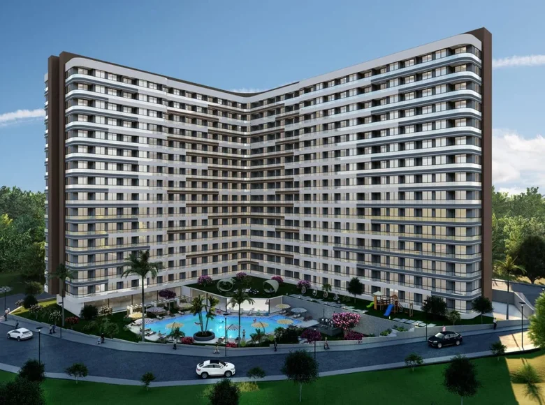 1 bedroom apartment 62 m² Mersin, Turkey