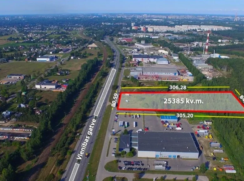 Land 25 385 m² Navapolatsk, Belarus