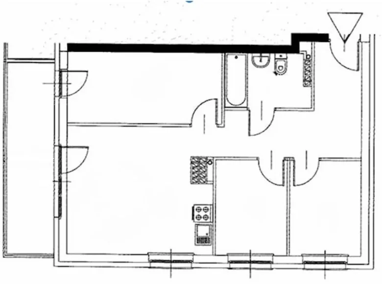 4 room apartment 58 m² Warsaw, Poland