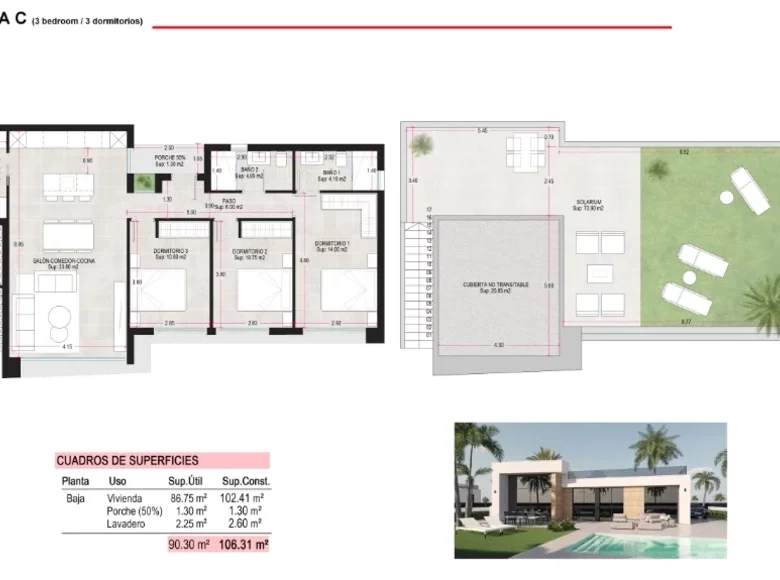 Casa 4 habitaciones 107 m² Alhama de Murcia, España