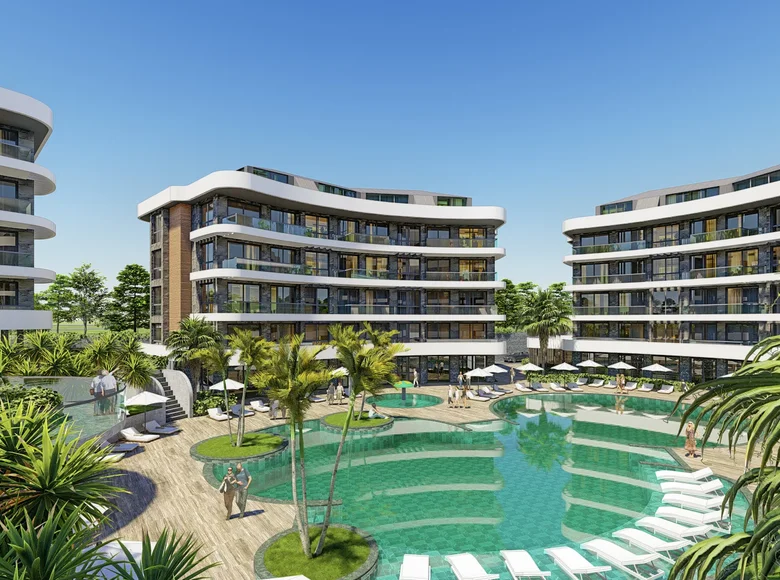 Квартира 2 комнаты 60 м² Аланья, Турция