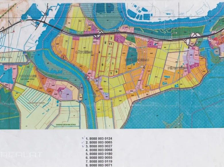 Land 133 000 m² Gatciems, Latvia