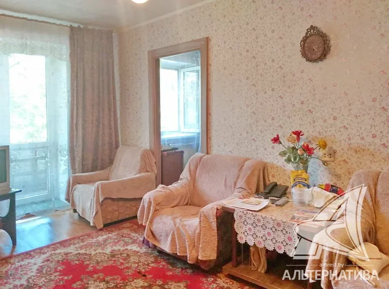 Квартира 3 комнаты 56 м² Брест, Беларусь