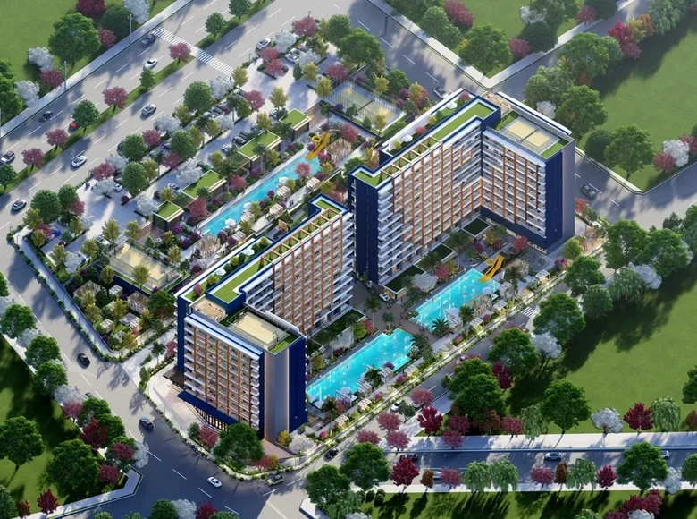Appartement 2 chambres 54 m² Mezitli, Turquie