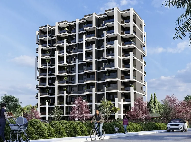 Квартира 1 комната 43 м² Мерсин, Турция