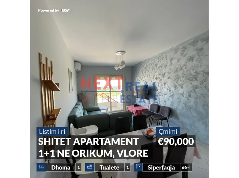 Apartamento 2 habitaciones 66 m² Orikum, Albania