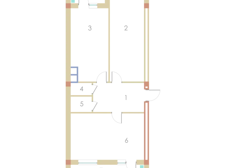 Квартира 3 комнаты 88 м² Ташкент, Узбекистан