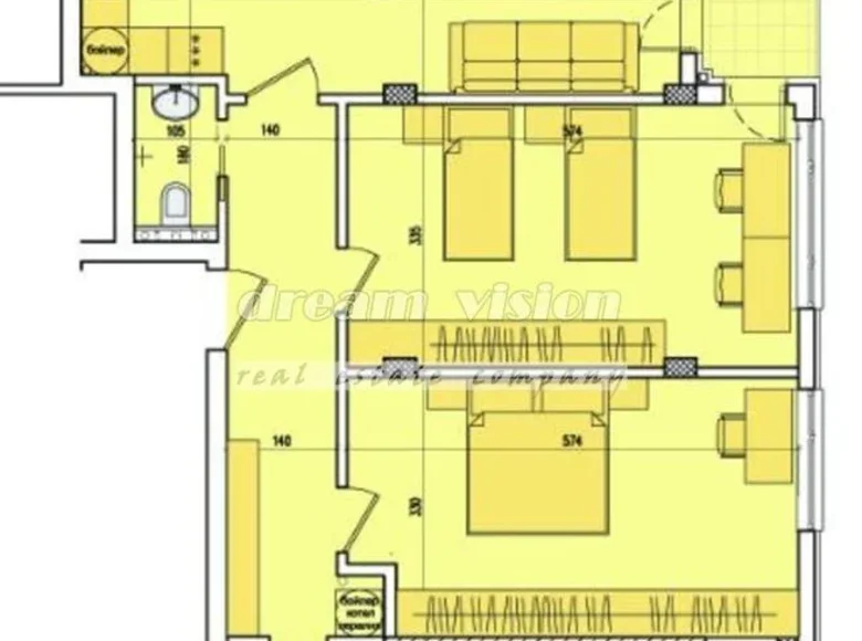 Wohnung 109 m² Sofia-Stadt Provinz, Bulgarien