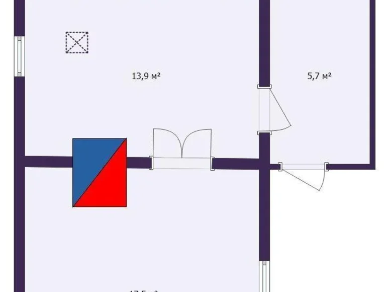 Haus 62 m² Rubiazevicki siel ski Saviet, Weißrussland