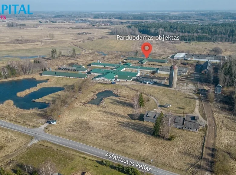 Commercial property 1 236 m² in Musninkeliai, Lithuania