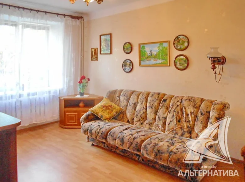 2 room apartment 49 m² Brest, Belarus