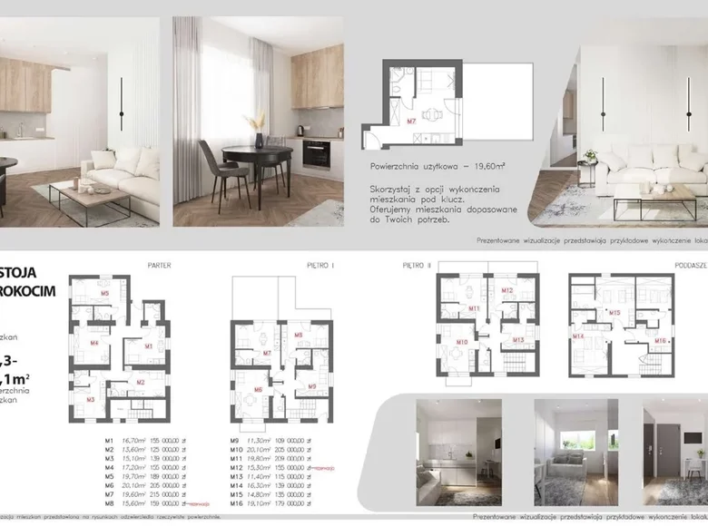 Apartamento 1 habitación 2 010 m² Cracovia, Polonia