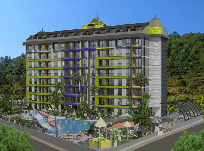 1 bedroom apartment 50 m² Alanya, Turkey