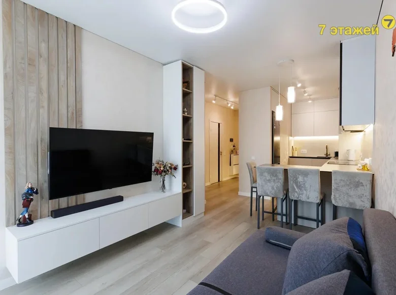 2 room apartment 42 m² Minsk, Belarus