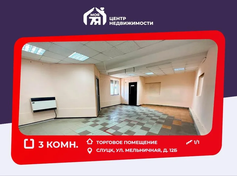 Shop 72 m² in Sluck, Belarus