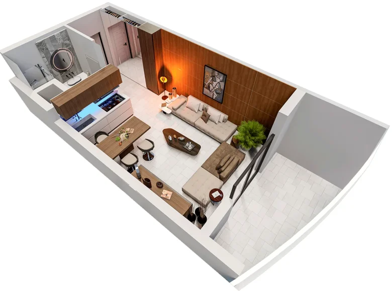 9 room apartment 45 m² Trikomo, Northern Cyprus