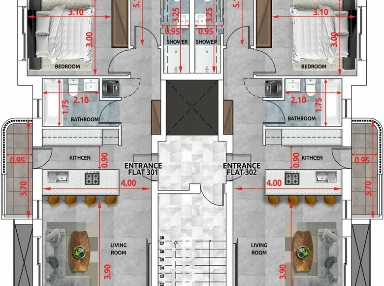 Appartement 2 chambres 99 m² Larnaca, Bases souveraines britanniques