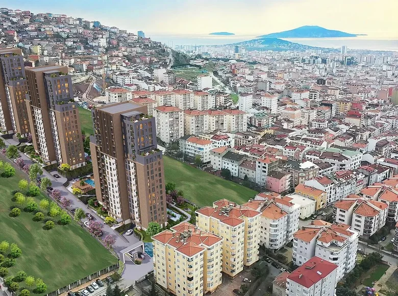 Apartamento 4 habitaciones 157 m² Maltepe, Turquía