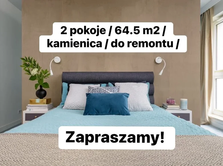 2 room apartment 65 m² Warsaw, Poland
