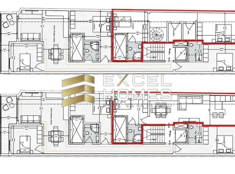 Appartement 3 chambres  Birkirkara, Malte