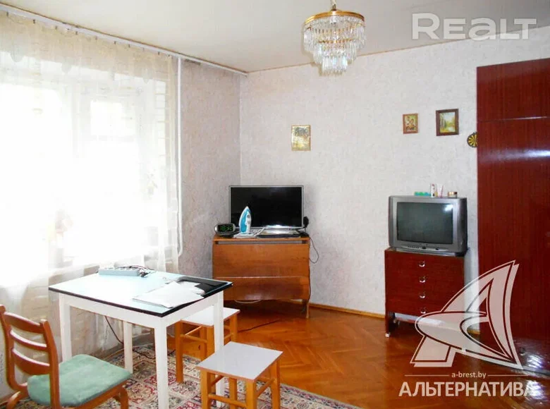 Mieszkanie 2 pokoi 50 m² Brześć, Białoruś