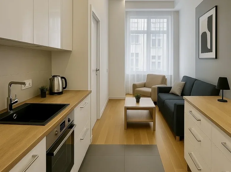 Apartamento 2 habitaciones 43 m² Lodz, Polonia