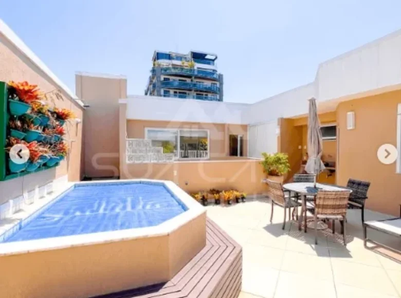 Penthouse 4 pokoi 435 m² Regiao Geografica Imediata do Rio de Janeiro, Brazylia