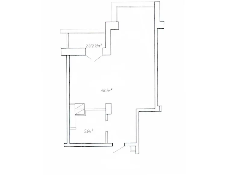 Apartamento 1 habitación 49 m² Minsk, Belarús