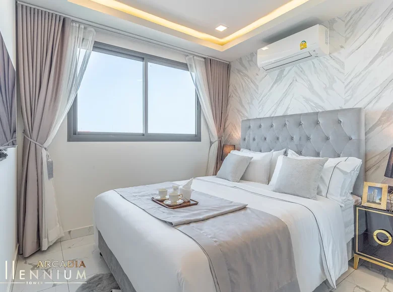 Appartement 2 chambres 43 m² Pattaya, Thaïlande
